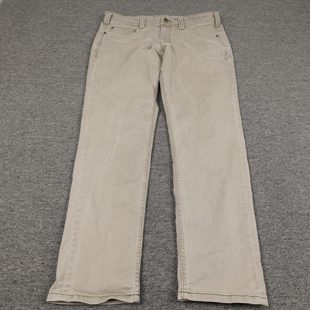 5.11 Tactical Jeans Mens 36x32 Beige Light Wash Straight Stretch Denim Pants
